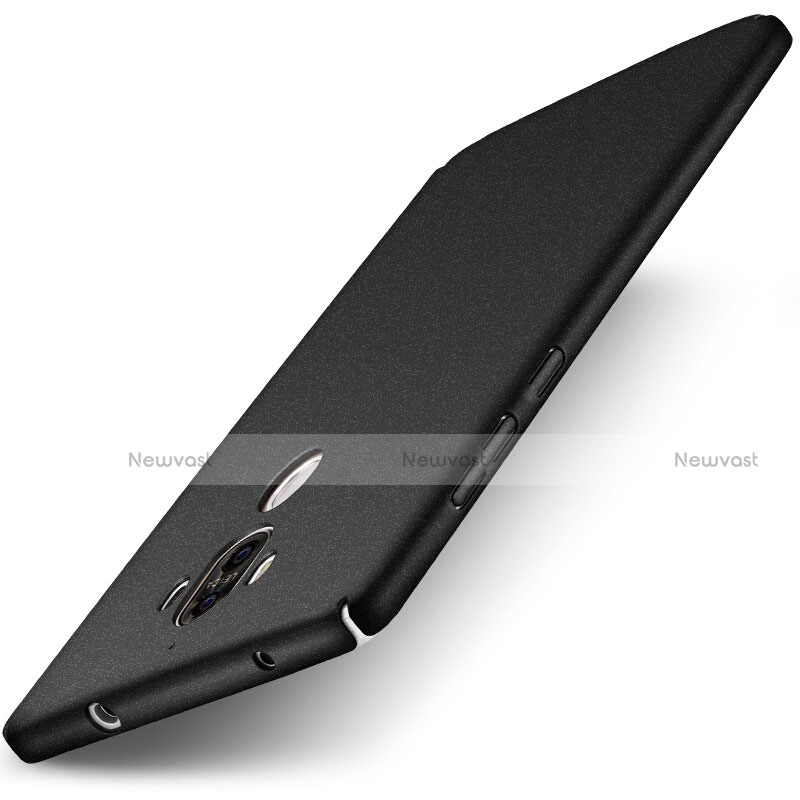 Hard Rigid Plastic Quicksand Cover for Huawei Mate 9 Black