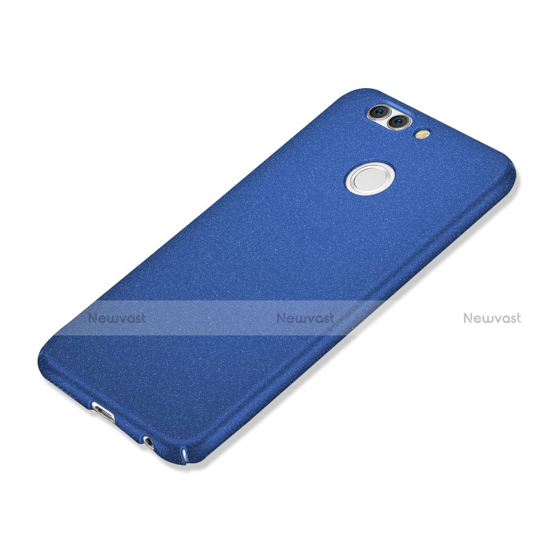 Hard Rigid Plastic Quicksand Cover for Huawei Nova 2 Plus Blue