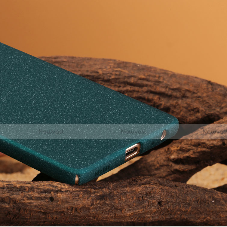 Hard Rigid Plastic Quicksand Cover for Huawei P9 Green