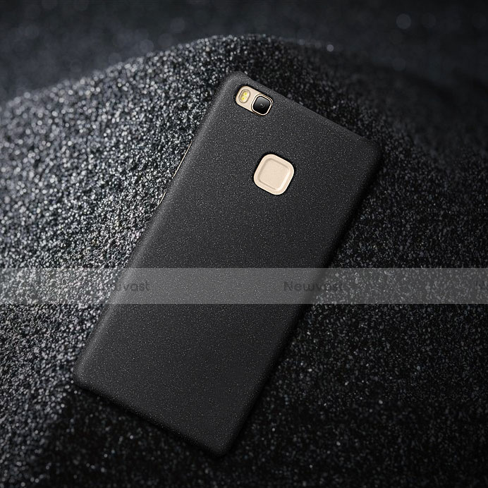 Hard Rigid Plastic Quicksand Cover for Huawei P9 Lite Black