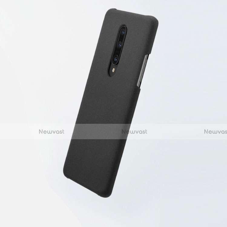 Hard Rigid Plastic Quicksand Cover for OnePlus 7 Pro Black