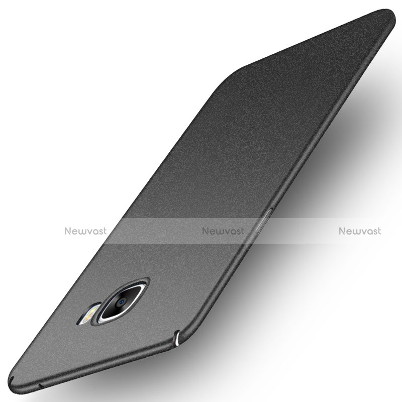 Hard Rigid Plastic Quicksand Cover for Samsung Galaxy C5 SM-C5000 Black