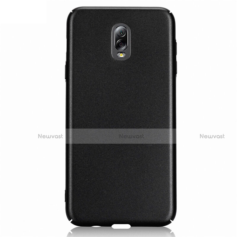 Hard Rigid Plastic Quicksand Cover for Samsung Galaxy C8 C710F Black
