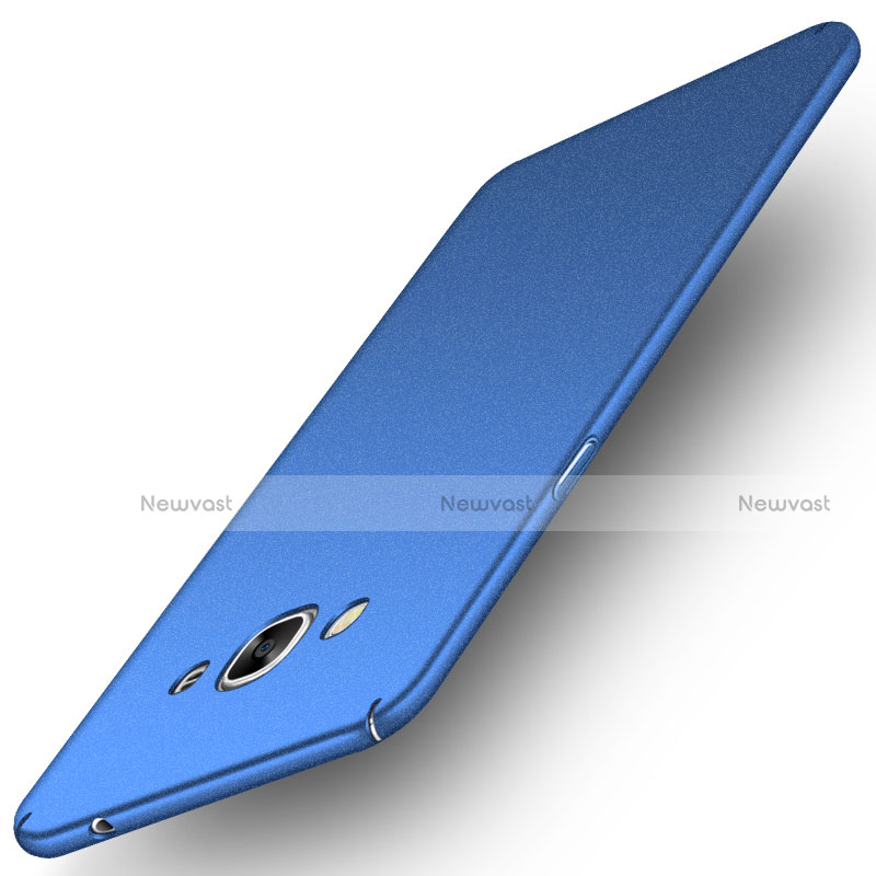 Hard Rigid Plastic Quicksand Cover for Samsung Galaxy J3 Pro (2016) J3110 Blue
