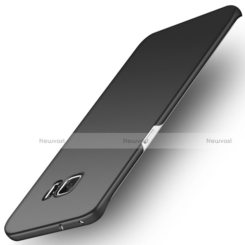 Hard Rigid Plastic Quicksand Cover for Samsung Galaxy S6 Edge SM-G925 Black