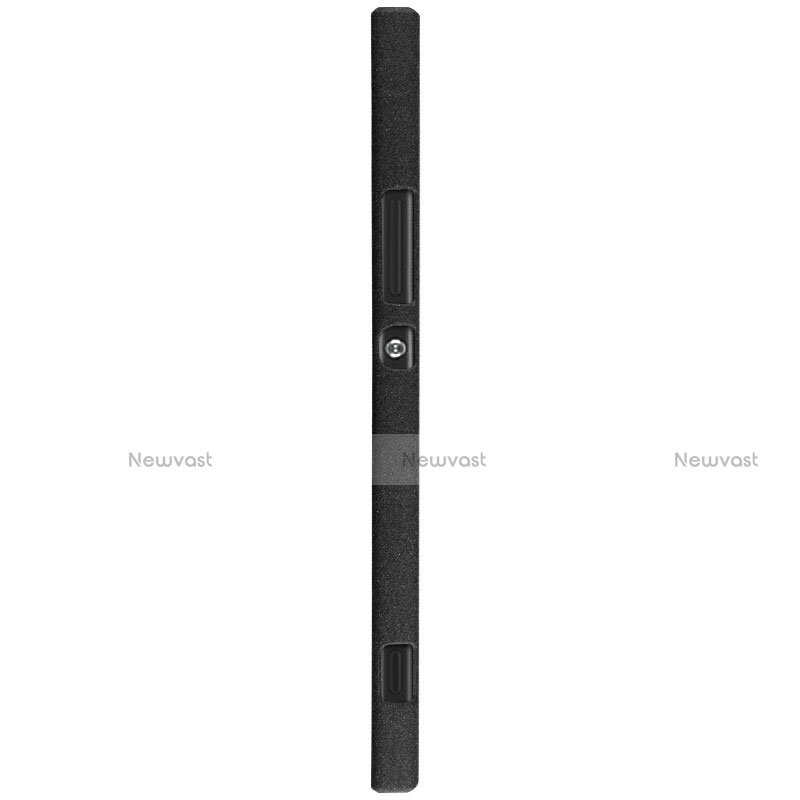 Hard Rigid Plastic Quicksand Cover for Sony Xperia XA1 Black