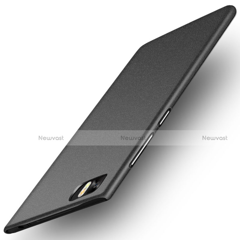 Hard Rigid Plastic Quicksand Cover for Xiaomi Mi 3 Black