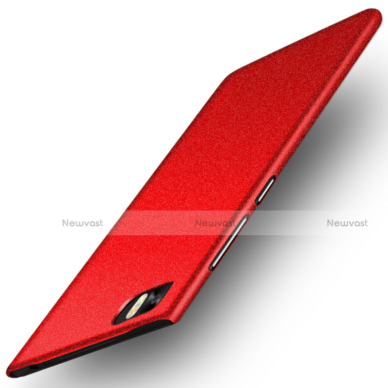 Hard Rigid Plastic Quicksand Cover for Xiaomi Mi 3 Red