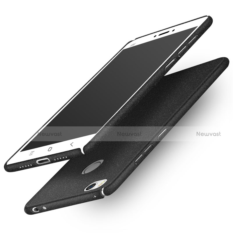 Hard Rigid Plastic Quicksand Cover for Xiaomi Mi 4S Black