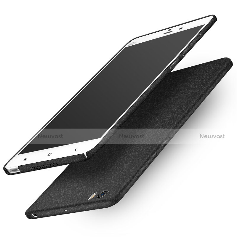 Hard Rigid Plastic Quicksand Cover for Xiaomi Mi Note Black