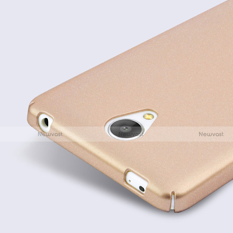 Hard Rigid Plastic Quicksand Cover for Xiaomi Redmi Note 2 Gold