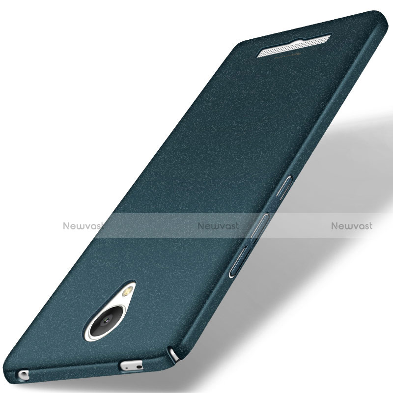 Hard Rigid Plastic Quicksand Cover for Xiaomi Redmi Note 2 Green