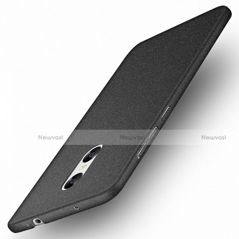 Hard Rigid Plastic Quicksand Cover for Xiaomi Redmi Pro Black