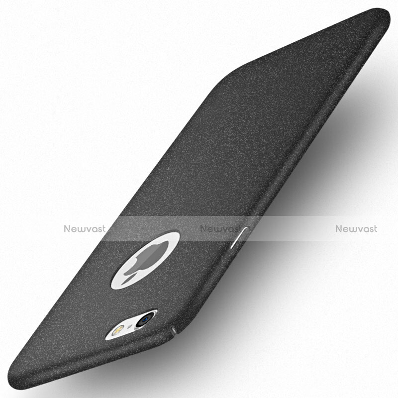 Hard Rigid Plastic Quicksand Cover Q01 for Apple iPhone 6S Black