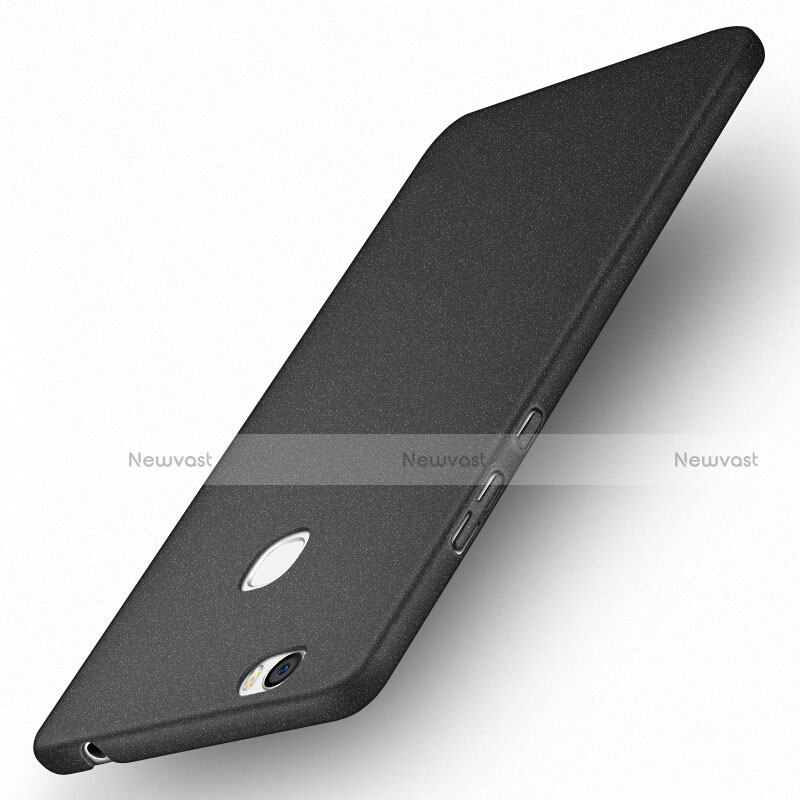 Hard Rigid Plastic Quicksand Cover Q01 for Huawei Honor V8 Max Black