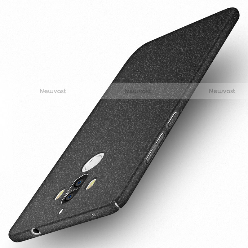 Hard Rigid Plastic Quicksand Cover Q01 for Huawei Mate 9 Black