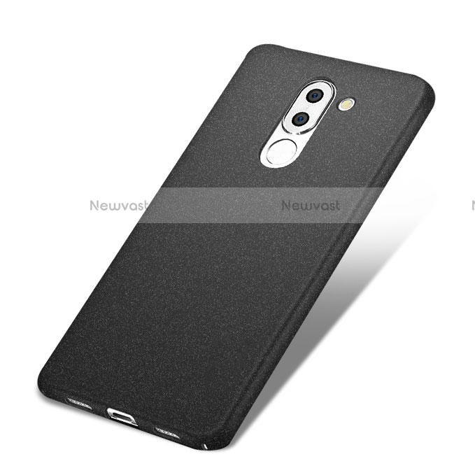 Hard Rigid Plastic Quicksand Cover Q01 for Huawei Mate 9 Lite Black