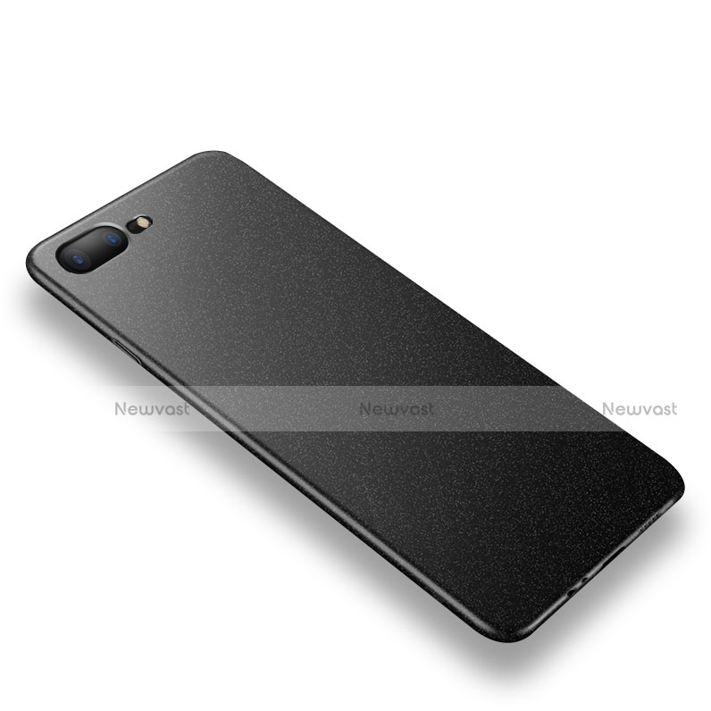 Hard Rigid Plastic Quicksand Cover Q01 for OnePlus 5 Black