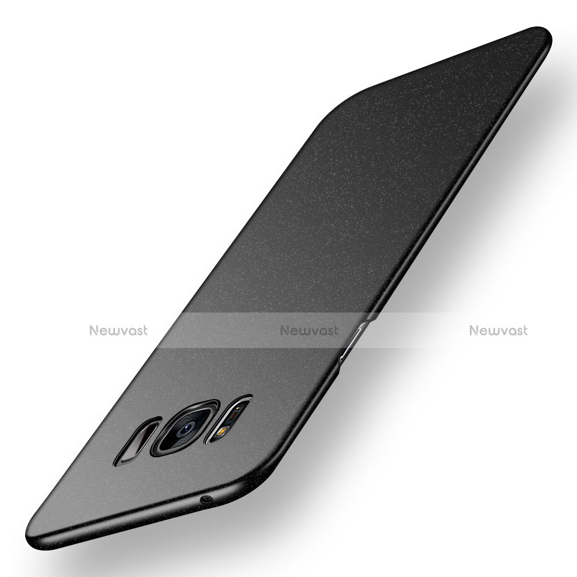 Hard Rigid Plastic Quicksand Cover Q01 for Samsung Galaxy S8 Plus Black