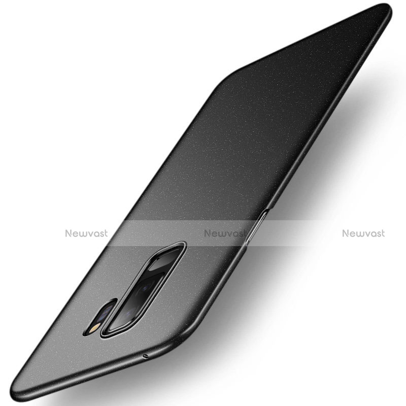Hard Rigid Plastic Quicksand Cover Q01 for Samsung Galaxy S9 Plus Black