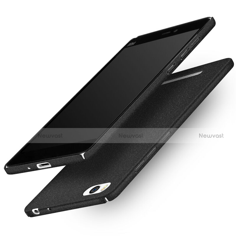 Hard Rigid Plastic Quicksand Cover Q01 for Xiaomi Mi 4i Black
