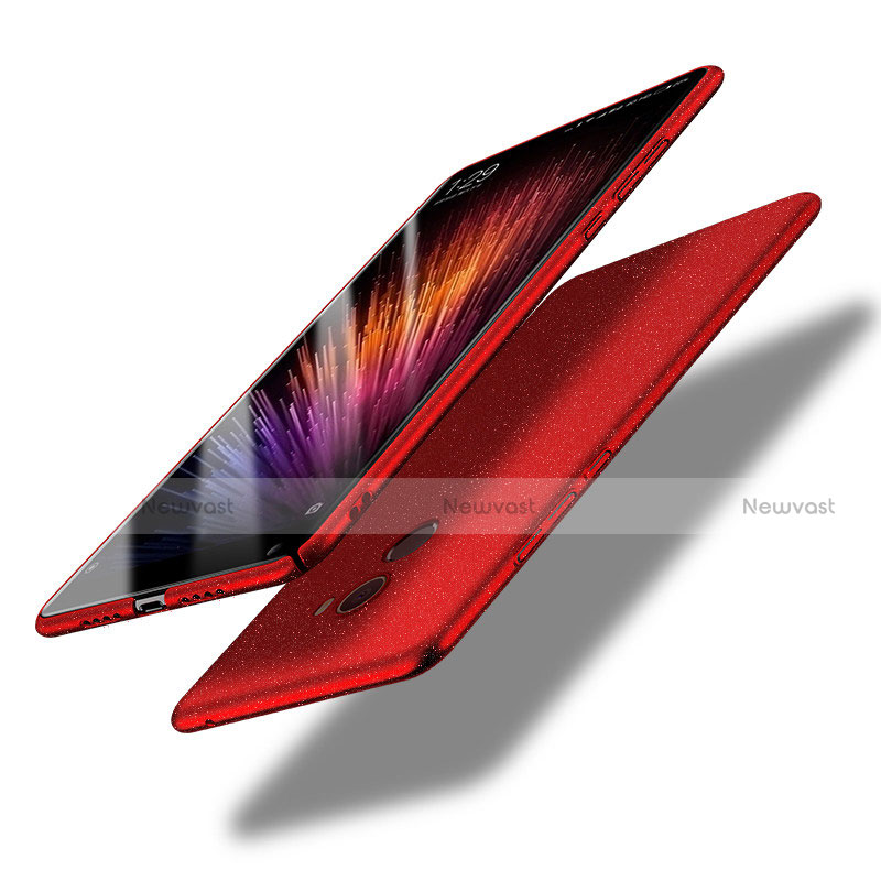 Hard Rigid Plastic Quicksand Cover Q01 for Xiaomi Mi Mix 2 Red
