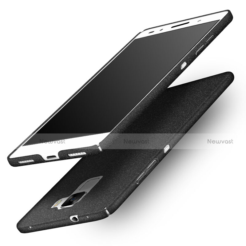 Hard Rigid Plastic Quicksand Cover R01 for Huawei Honor 7 Dual SIM Black