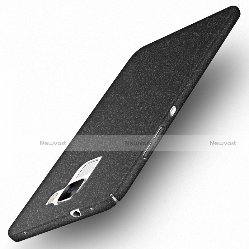 Hard Rigid Plastic Quicksand Cover R01 for Huawei Honor 7 Dual SIM Black