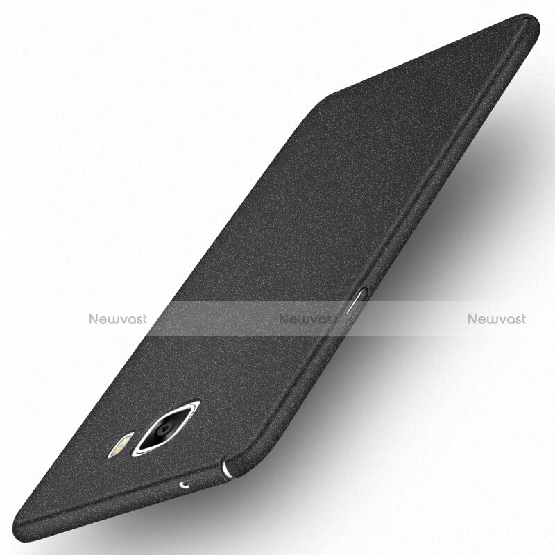 Hard Rigid Plastic Quicksand Cover R01 for Samsung Galaxy A9 (2016) A9000 Black