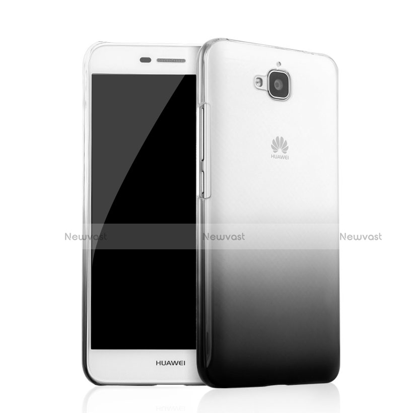 Hard Rigid Transparent Gradient Cover for Huawei Enjoy 5 Black