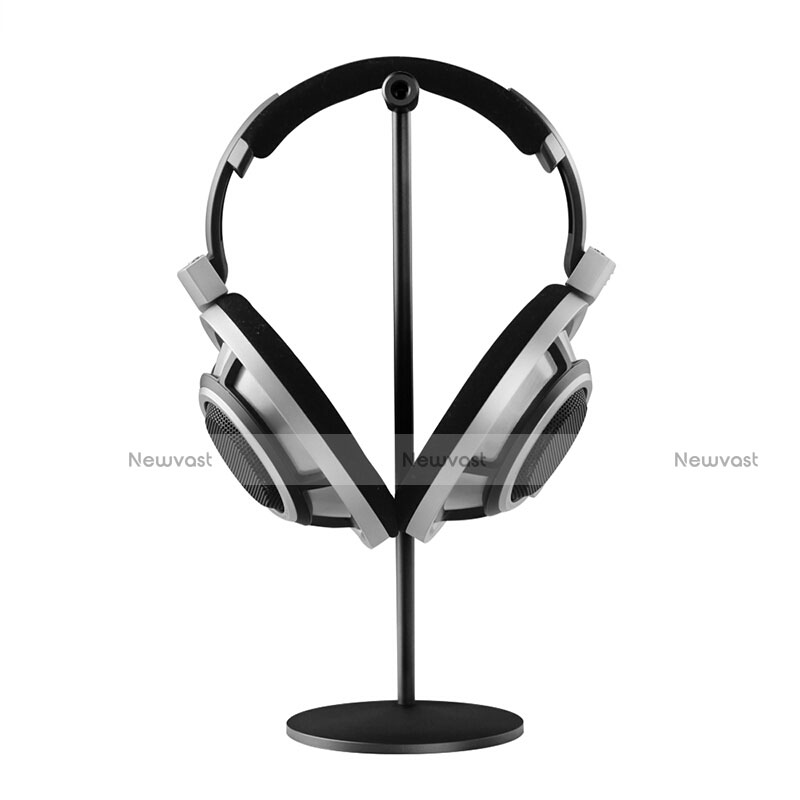 Headphone Display Stand Holder Rack Earphone Headset Hanger Universal Black