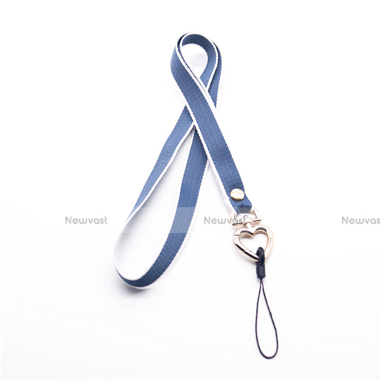Lanyard Cell Phone Neck Strap Universal N06 Sky Blue