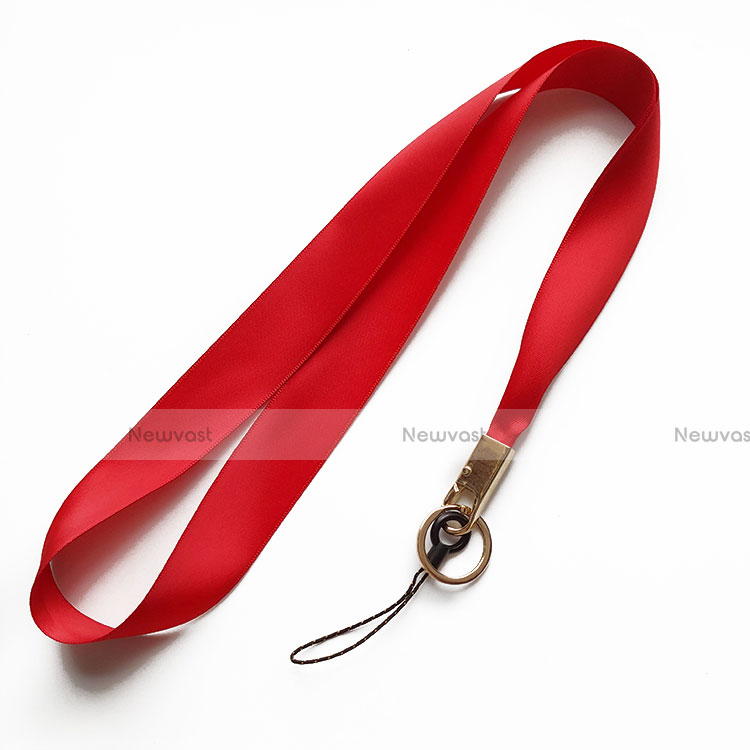 Lanyard Cell Phone Neck Strap Universal N10 Red