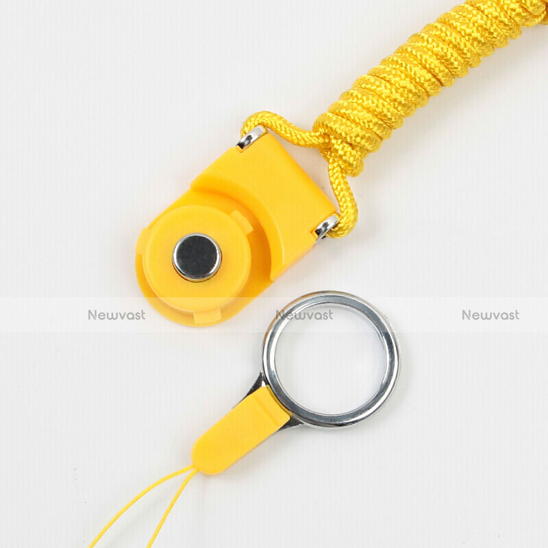 Lanyard Cell Phone Neck Strap Universal Yellow