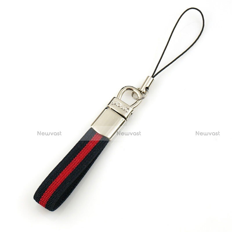 Lanyard Cell Phone Strap Universal K14 Red and Black