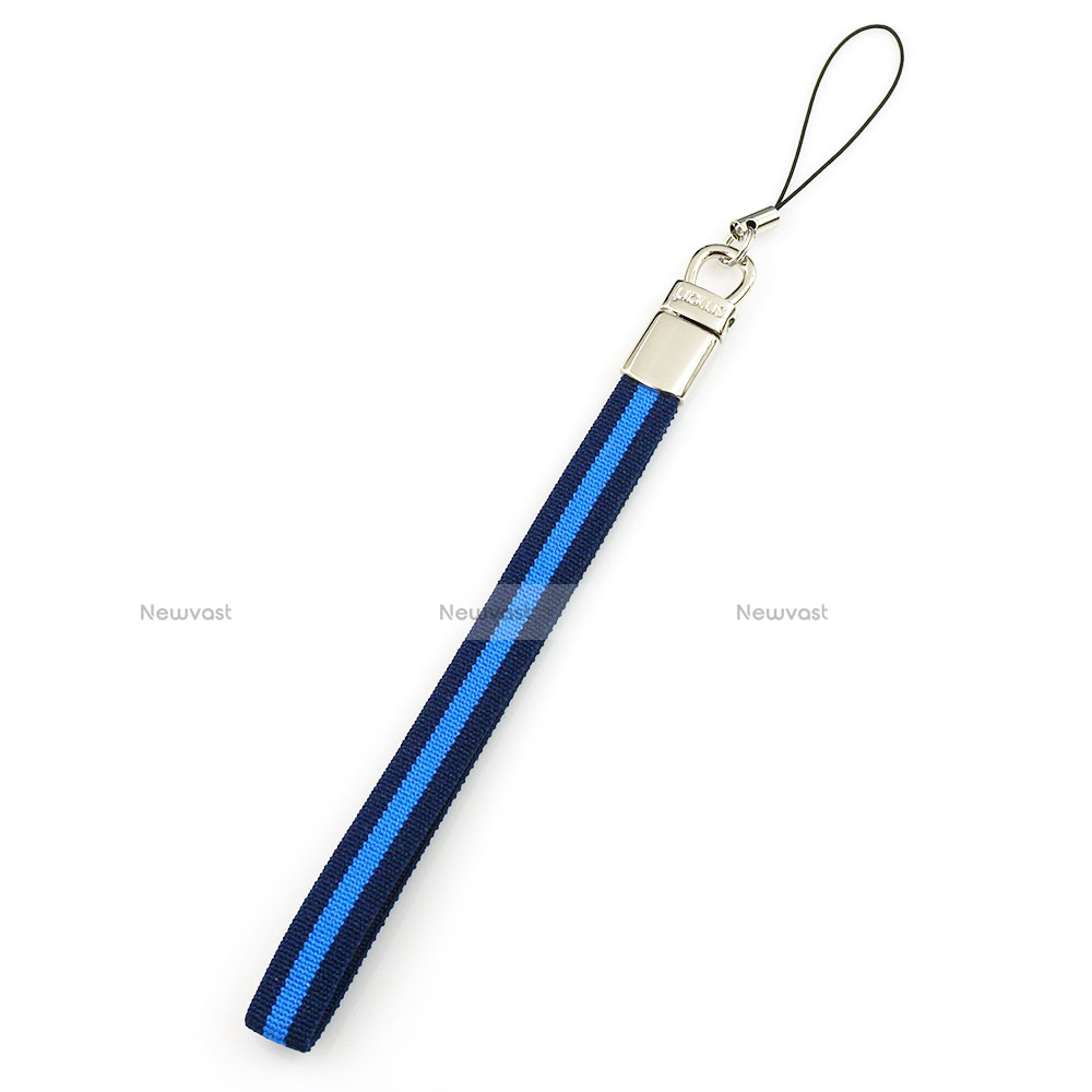 Lanyard Cell Phone Strap Universal W07 Blue