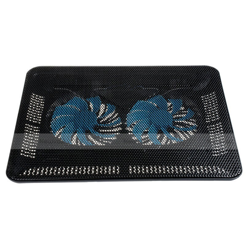 Laptop Stand Notebook Holder Cooling Pad USB Fans 9 inch to 14 inch Universal S01 for Apple MacBook Air 13 inch Black