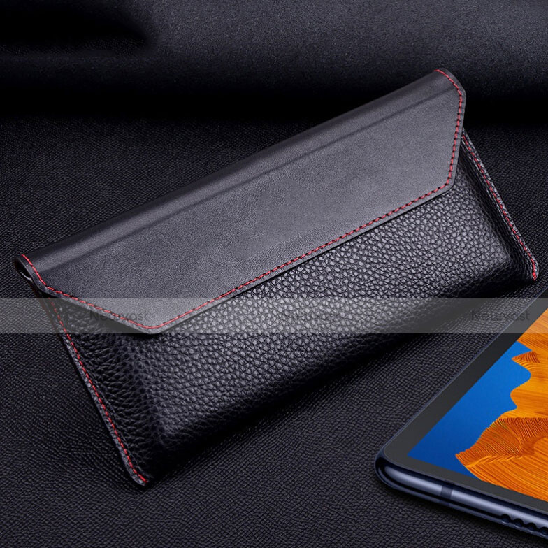 Leather Case Flip Cover T02 Holder for Huawei Mate Xs 5G Black