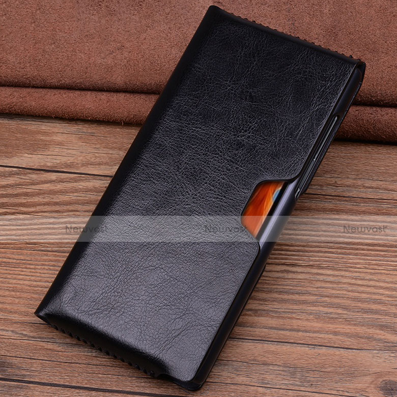 Leather Case Flip Cover T04 Holder for Huawei Mate Xs 5G Black