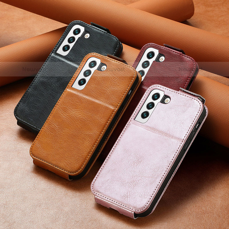 Leather Case Flip Cover Vertical A01D for Samsung Galaxy S21 5G