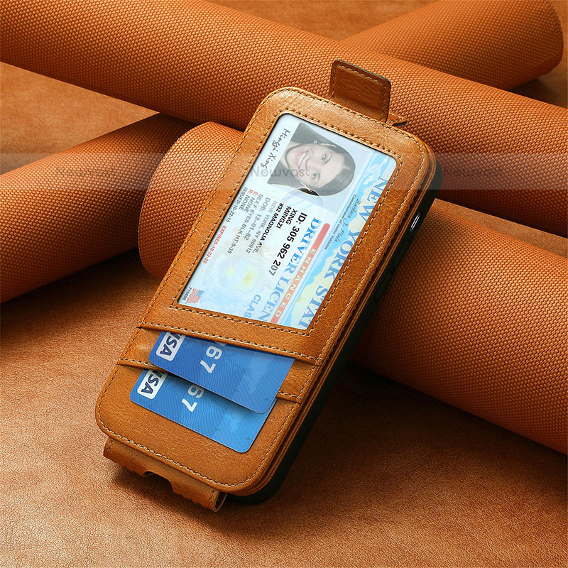 Leather Case Flip Cover Vertical A01D for Samsung Galaxy S21 5G