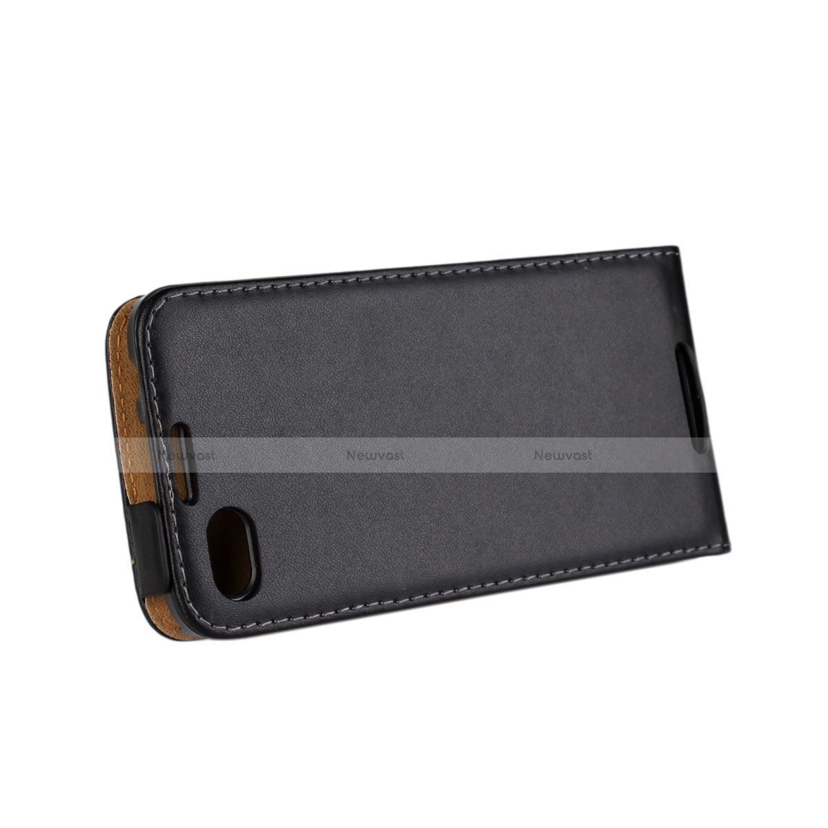 Leather Case Flip Cover Vertical for Blackberry A10 Black