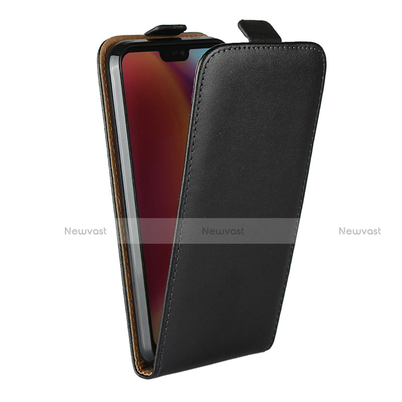 Leather Case Flip Cover Vertical for Huawei Nova 3e Black