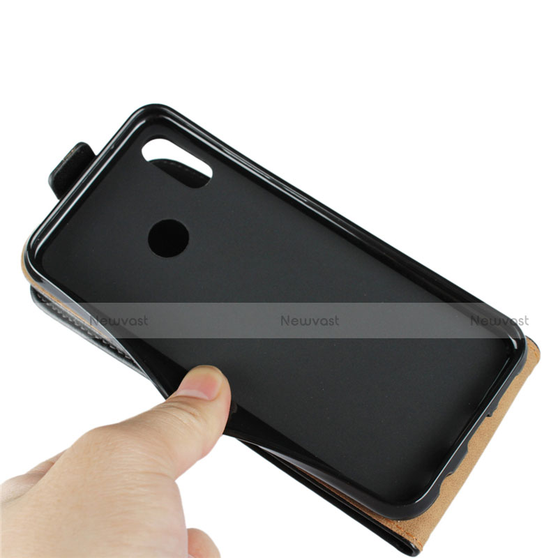Leather Case Flip Cover Vertical for Huawei Nova 3e Black