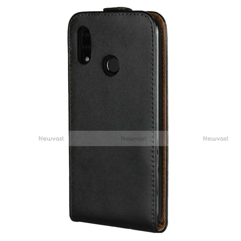 Leather Case Flip Cover Vertical for Huawei P20 Lite Black