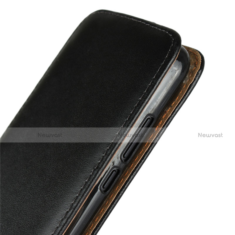 Leather Case Flip Cover Vertical for Huawei P20 Lite Black