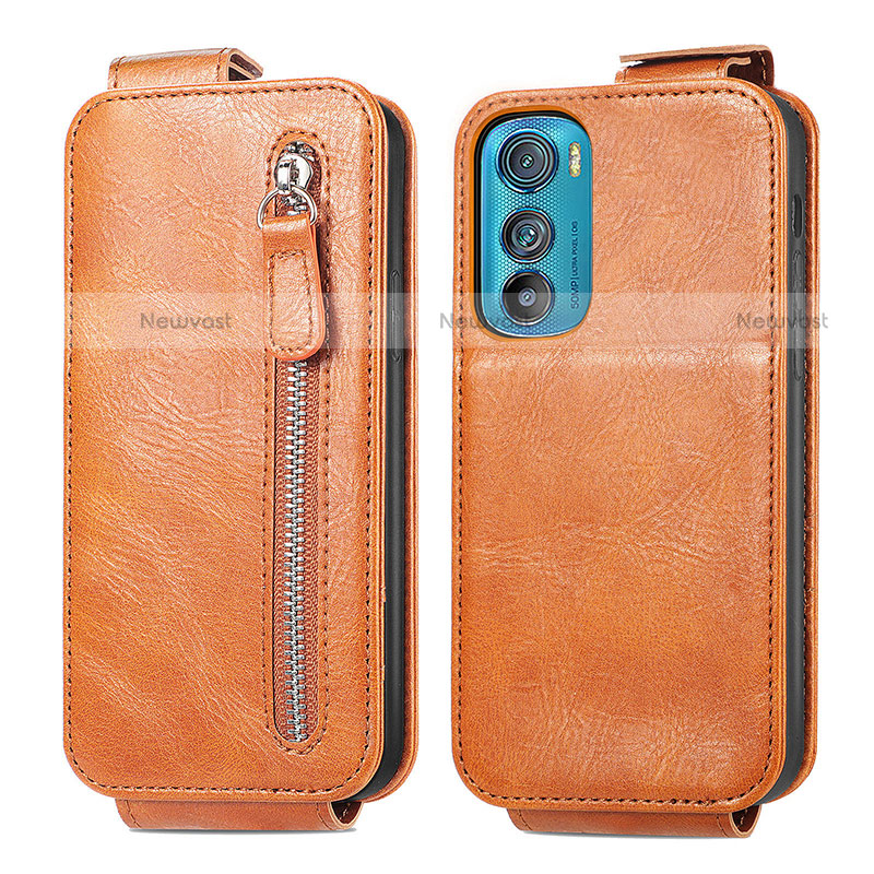 Leather Case Flip Cover Vertical for Motorola Moto Edge 30 5G