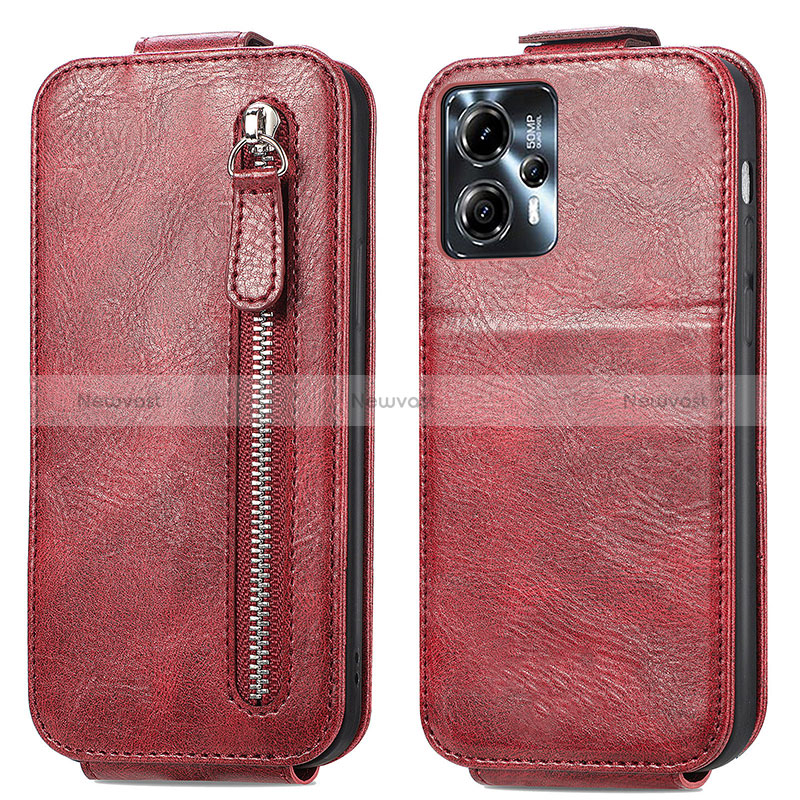 Leather Case Flip Cover Vertical for Motorola Moto G23