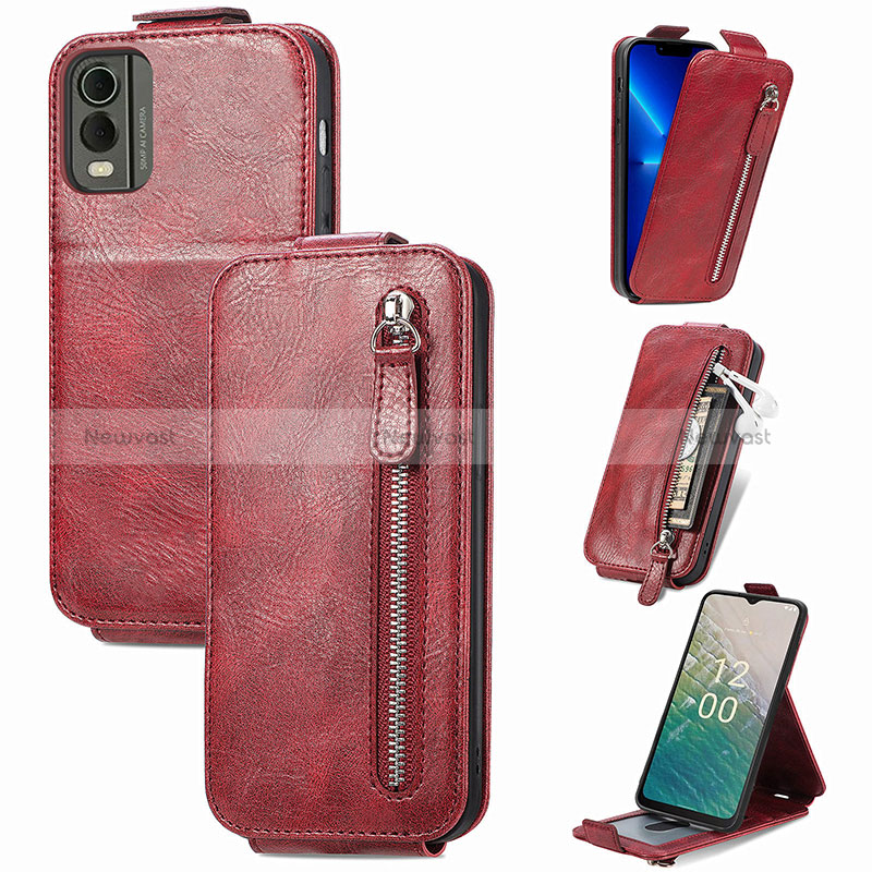 Leather Case Flip Cover Vertical for Nokia C32