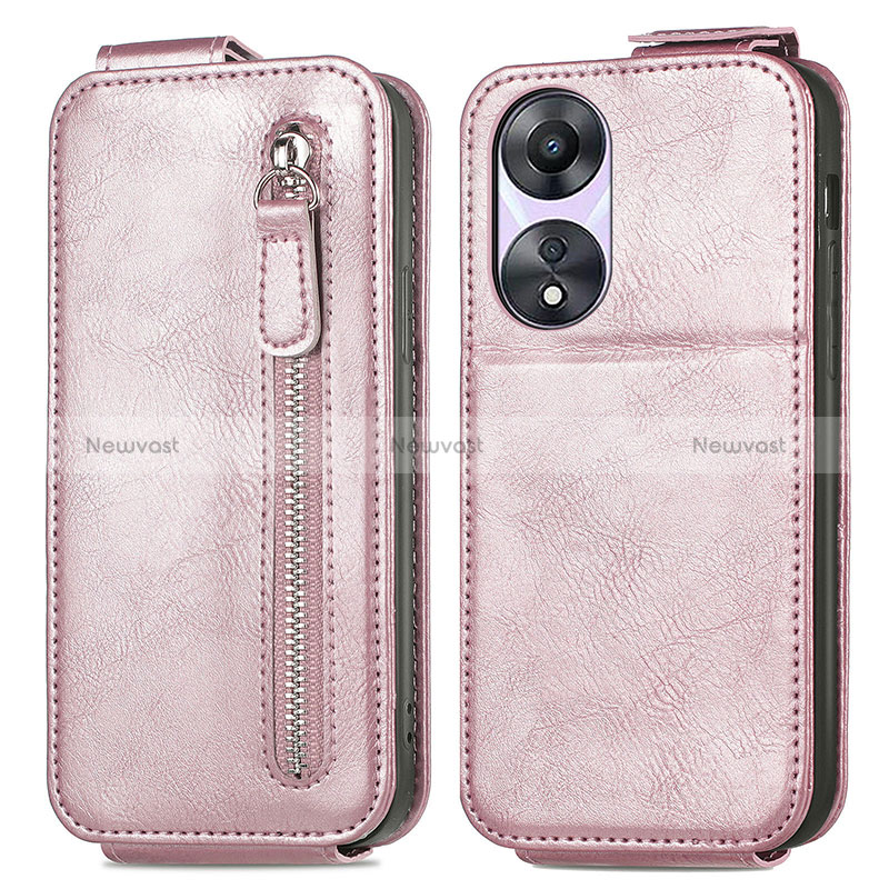 Leather Case Flip Cover Vertical for Oppo A78 5G